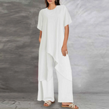 Orinthia - Elegant long blouse & trouser set