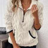 Savana - Stylish Cozy Half-Zip Sweater