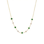 Gold Glenwyn Necklace by Amelisse