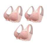 (PACK OF 3) Wireless Shaping Bra with Front Closure