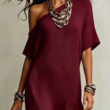 Lucia - Chic Asymmetrical Maxi Dress