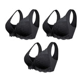 (PACK OF 3) Wireless Shaping Bra with Front Closure