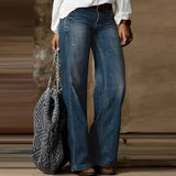 Women's Summer Jeans | Light Wash, Wide Leg
