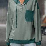 Seraphine - Elegant casual hoodie jacket with drawstring