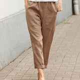 Rilynn - Comfortable casual trousers with large pockets