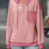 Seraphine - Elegant casual hoodie jacket with drawstring