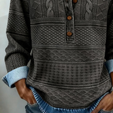 Dolores | Stylish Half-Button Sweatshirt with Collar