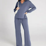 Remina - Elegant Jumper and Wide-Leg Trousers Set