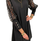 Women's Elegant Mesh Sleeve Summer Dress | Mini