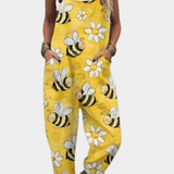 Comfortable Printed Overall/Jumpsuit