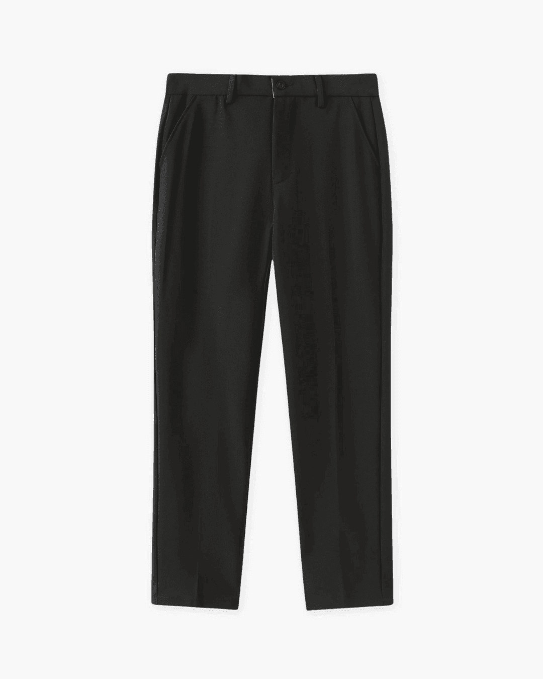 Black stretch trousers