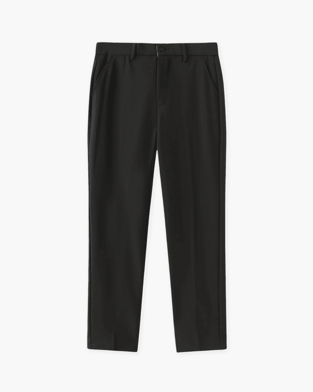 Black stretch trousers