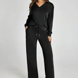 Remina - Elegant Jumper and Wide-Leg Trousers Set