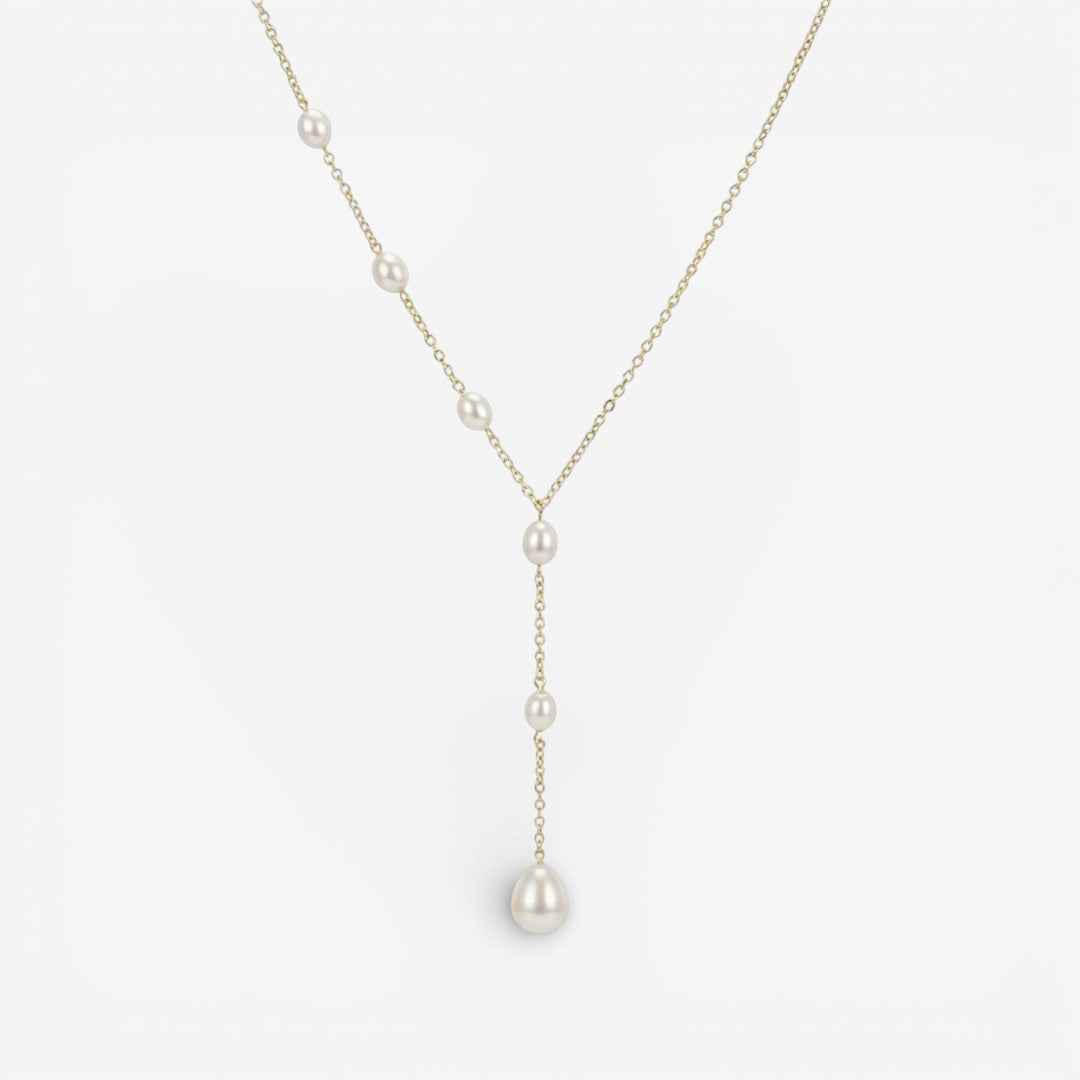 Classic Pearl Drop Necklace
