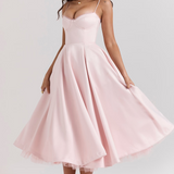 Chic Satin Party Dress