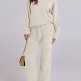 Uzziah - Elegant fleece sweater and trousers set