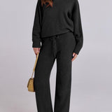 Uzziah - Elegant fleece sweater and trousers set