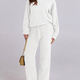 Uzziah - Elegant fleece sweater and trousers set