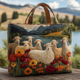 Lakeside Handmade Quilted Tote Bag