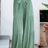 Zenitha - Casual loose high-waist wide-leg trousers