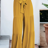 Zenitha - Casual loose high-waist wide-leg trousers