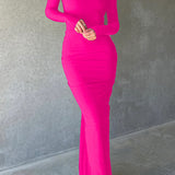 Daphne - Chic Backless A-Line Long Dress