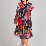 Florinda Elegant Floral Dress