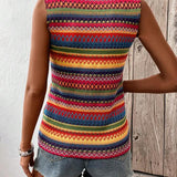 Women’s Summer Crochet Top | Sleeveless, Casual