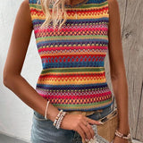 Women’s Summer Crochet Top | Sleeveless, Casual