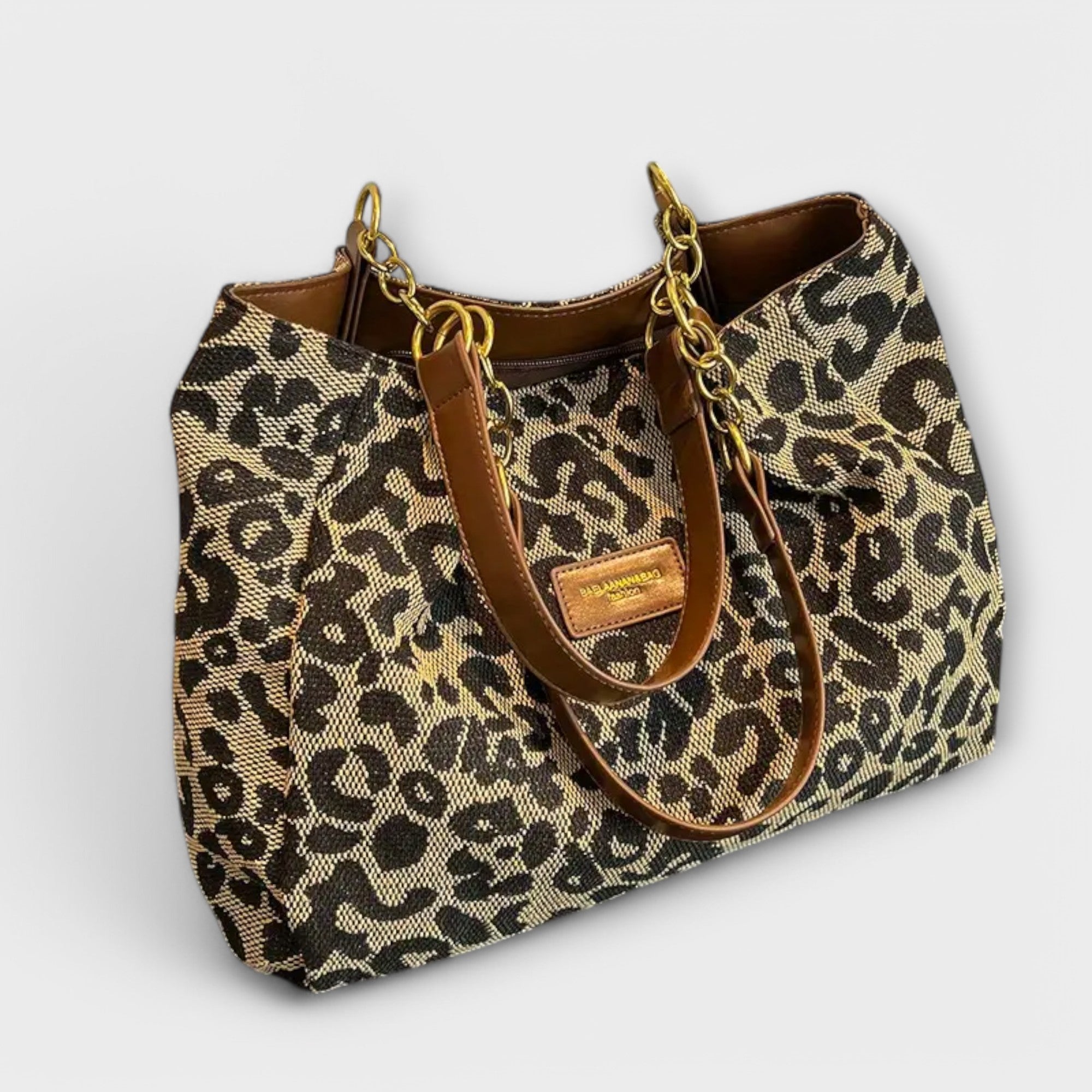 Élodiane | Leopard-Patterned Tote Bag
