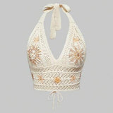 Women’s Summer Crochet Top | Halter, Sleeveless