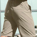 Men’s Summer Chino Shorts | Casual, Elastic Waist