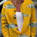 Anouk — Vintage Knit Cardigan Sweater