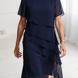 Juliette | Graceful Ruffled Dress with Flowing Elegance