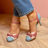 Giulia | Classic Vintage Sandals with Sturdy Heel