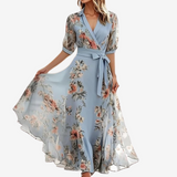 Liissey™ Elegant Maxi Wrap Dress