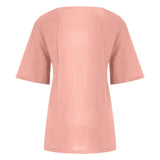 Women’s Casual Summer Shirt | Short Sleeve, Asymmetrical