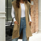 Coralyn - Stylish cap sleeve cardigan vest