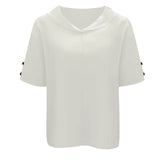 Women's Summer Tunic Top | Linen, V-Neck