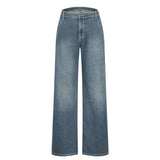 Women's Summer Jeans | Light Wash, Wide Leg