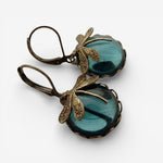 Antika Guld Dragonfly Stud Earrings