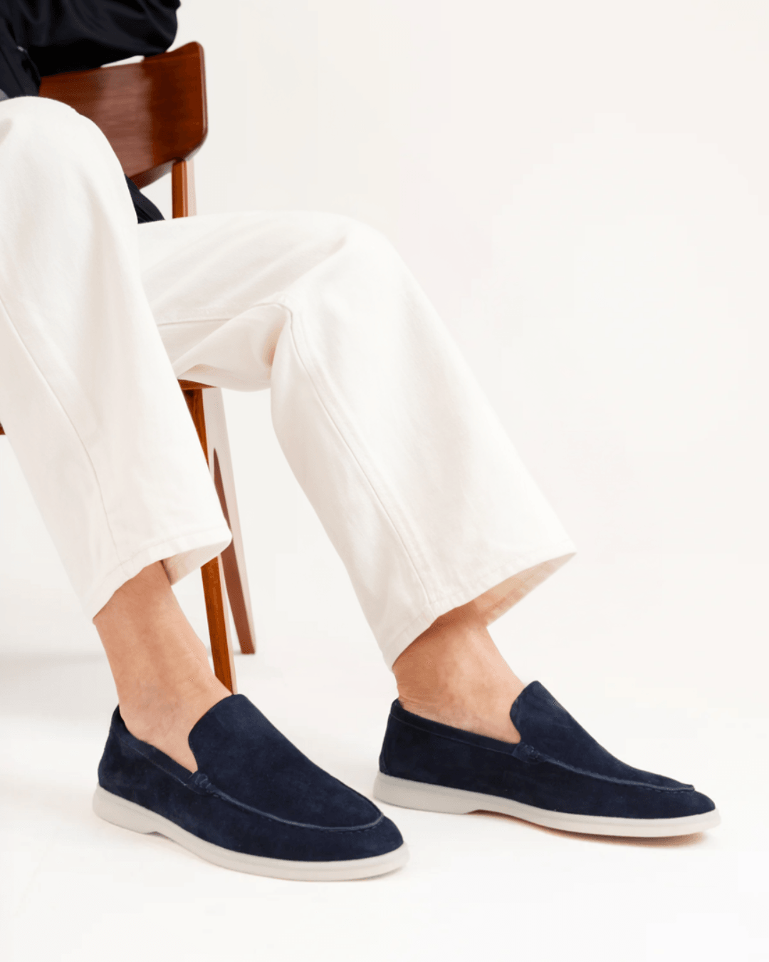 Riviera loafer in marine blue