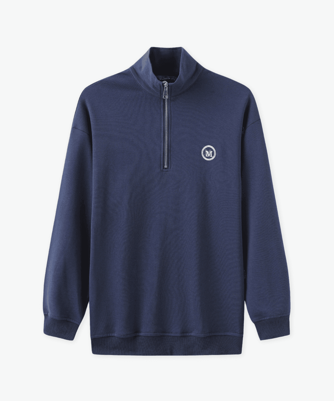 Marine zip-up sweater