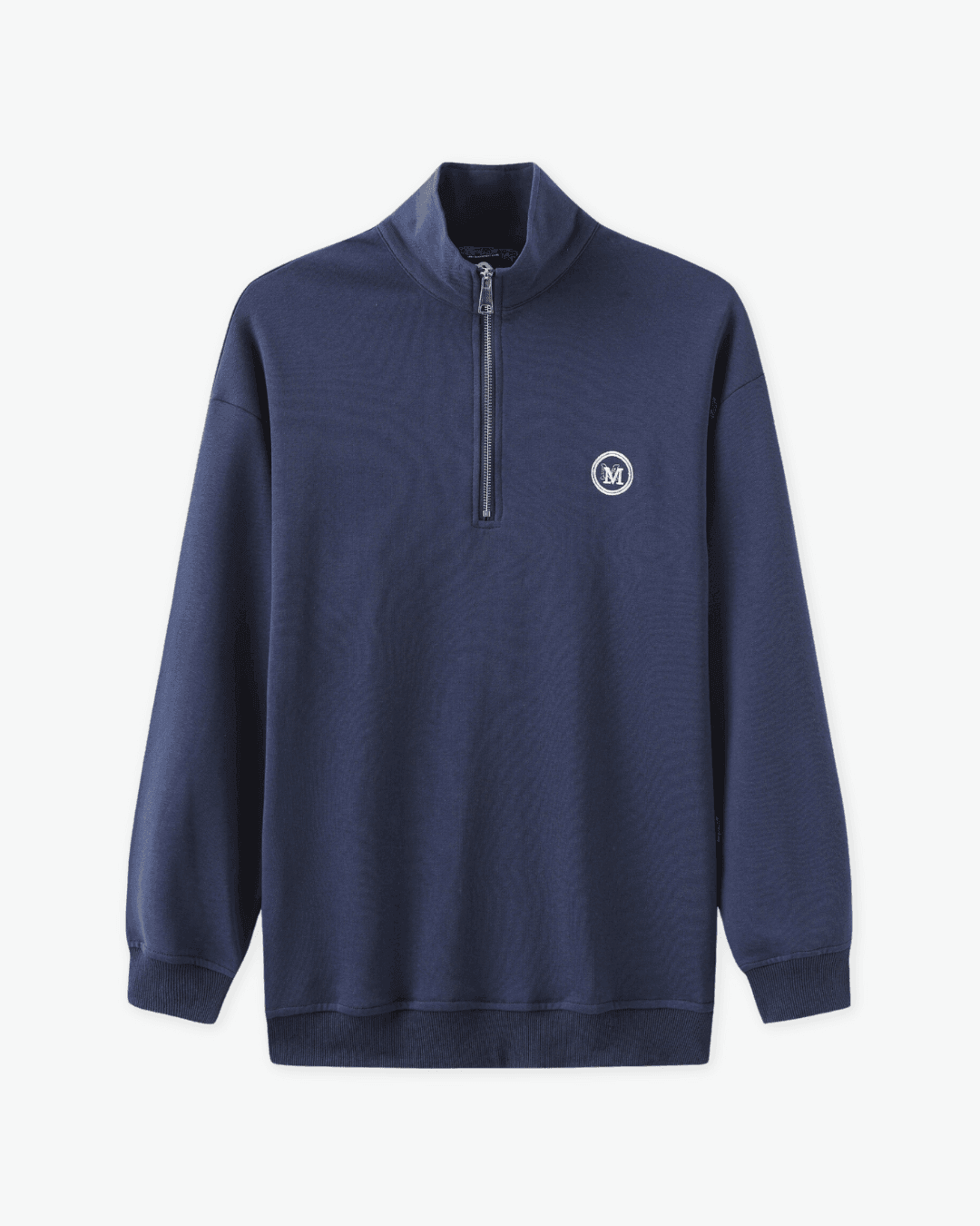 Marine zip-up sweater