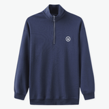 Marine zip-up sweater