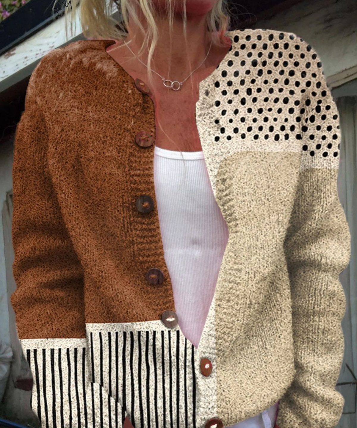 Eloise — Vintage Knit Cardigan Sweater