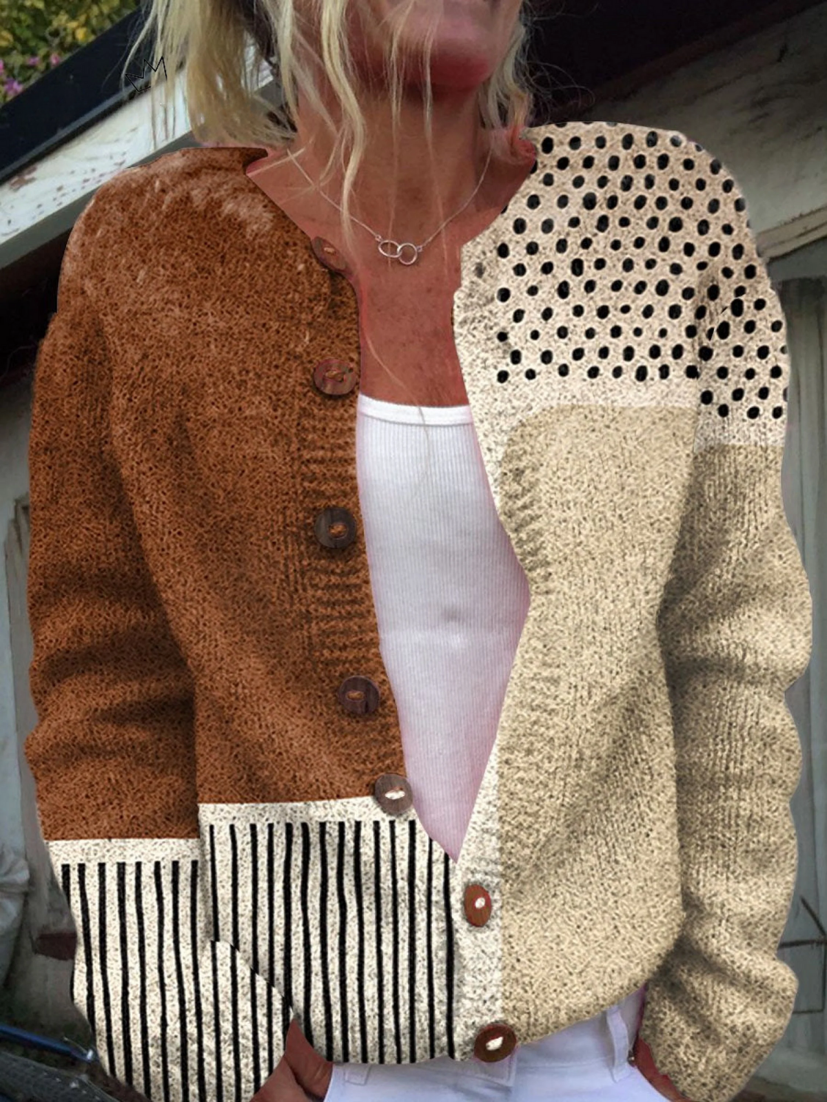 Eloise — Vintage Knit Cardigan Sweater