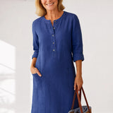EVI | Everyday Casual Women's Dress with a Relaxed Fit and Timeless Style