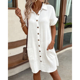 Women's Casual Shirt Summer Dress | Mini