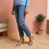 Giulia | Classic Vintage Sandals with Sturdy Heel